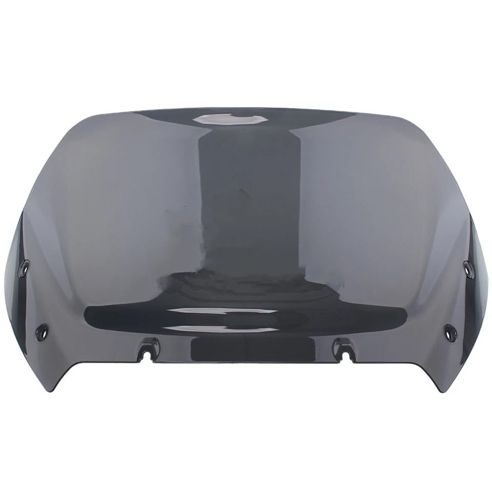 Image of 14 inch Smoke Wave Windshield Windscreen Wind Splitter Compatible for Harley Davidson CVO Street Glide FLHXSE 2023-2024, Street Glide FLHX 2024-up