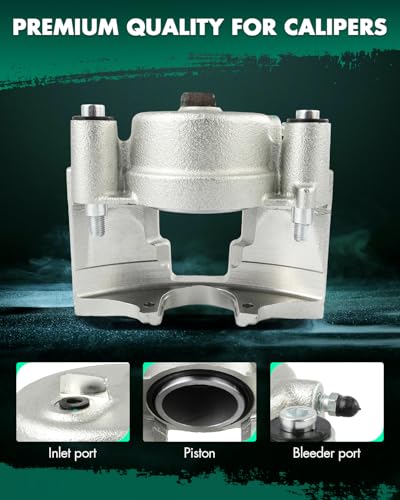 Image of SCITOO 184348 Front Left Disc Brake Caliper Fit For Chevrolet For C35 1995-2000,For GMC For K3500 1990-2000,For GMC For Savana 2500 2002,For GMC For Savana 3500 1996-2002, Single Piston