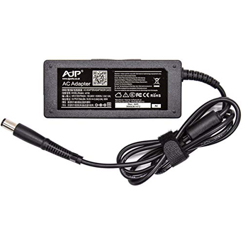 Ajparts Laptop Power Charger PSU Cord Power Supply For Hp Pavilion Dv3 Dv4 Dv5 Dv6 Dv7 Dm1 Dm4 G4 G6 M4 M6 ; Hp G42 G60 G61 G62 G70 G71 G72 ; Hp 2000 ; Compaq Presario Cq40 Cq45 Cq50 Cq60 Cq61 Cq62 Cq70 Cq71 Cq72 ; Hp Compaq 2210b 2510p 2710p 6720t 6730s 6830s 4415s 4510s 4720s Probook ; Hp Envy Dv4 M4 M6 13 ; Hp N193 18.5V 3.5A 65W-7.4*5.0mm-UK Power Cord Included