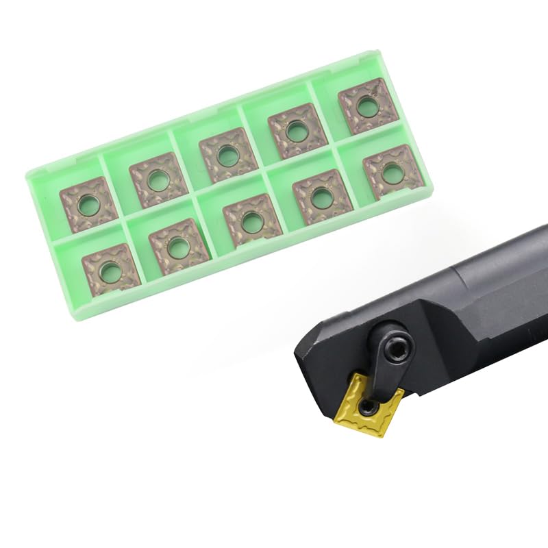 1pc S20R-MSSNR12 S25S-MSSNR12 Internal Turning Tool Holder Carbide Inserts 10pcs SNMG MSSNR/L CNC Lathe Cutting Tools(S20R-MSSNR12,No Insert)