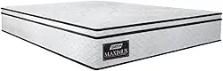 Colchão Casal Gazin Maximus Molas Ensacadas 138x188x24cm - Suporta até 120Kg por Pessoa