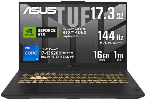 Amazon.co.jp: 【Amazon.co.jp限定】ASUS ゲーミングノートPC TUF 