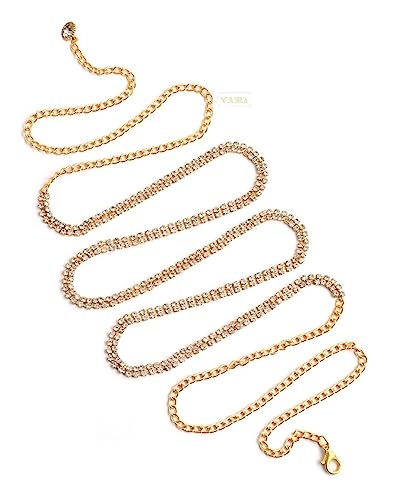 Image of Vama Fashions kamarbandh western hip waist Belly chain ottiyanam aranjanam for lehanga kamarpatta for women