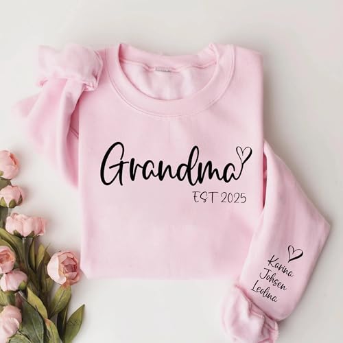 Custom MaMa Sweatshirt, Grandma shirt, Personalized Grandma Shirt with Grandkids Names, Gift for Mother's Day4
