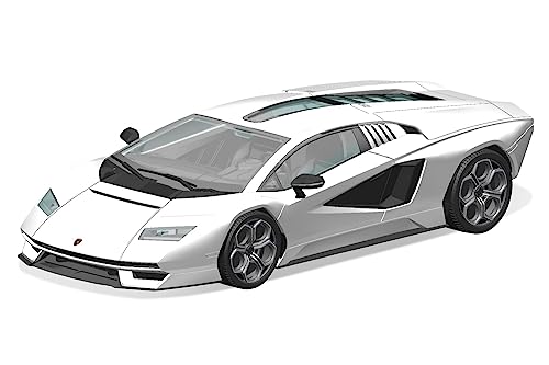 Modelo a escala 1:32 Lamborghini Countach LPI 800-4 miniatura 5