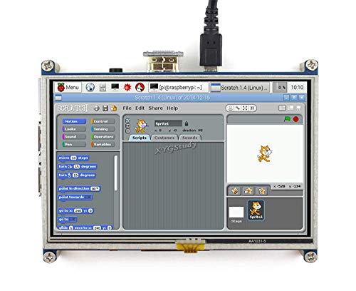 5 inch 800*480 Resistive Touch Screen HDMI interface Raspbian LCD compatible with Raspberry Pi (Pi 2) Model B B+ A+ Video Photo Display System... - Image 2