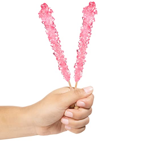 Candy Envy - Mermaid Rock Candy Sugar Sticks - 18 Individually Wrapped Treats - Pink, Light Blue, Lavender Party Favors - Thumbnail 4