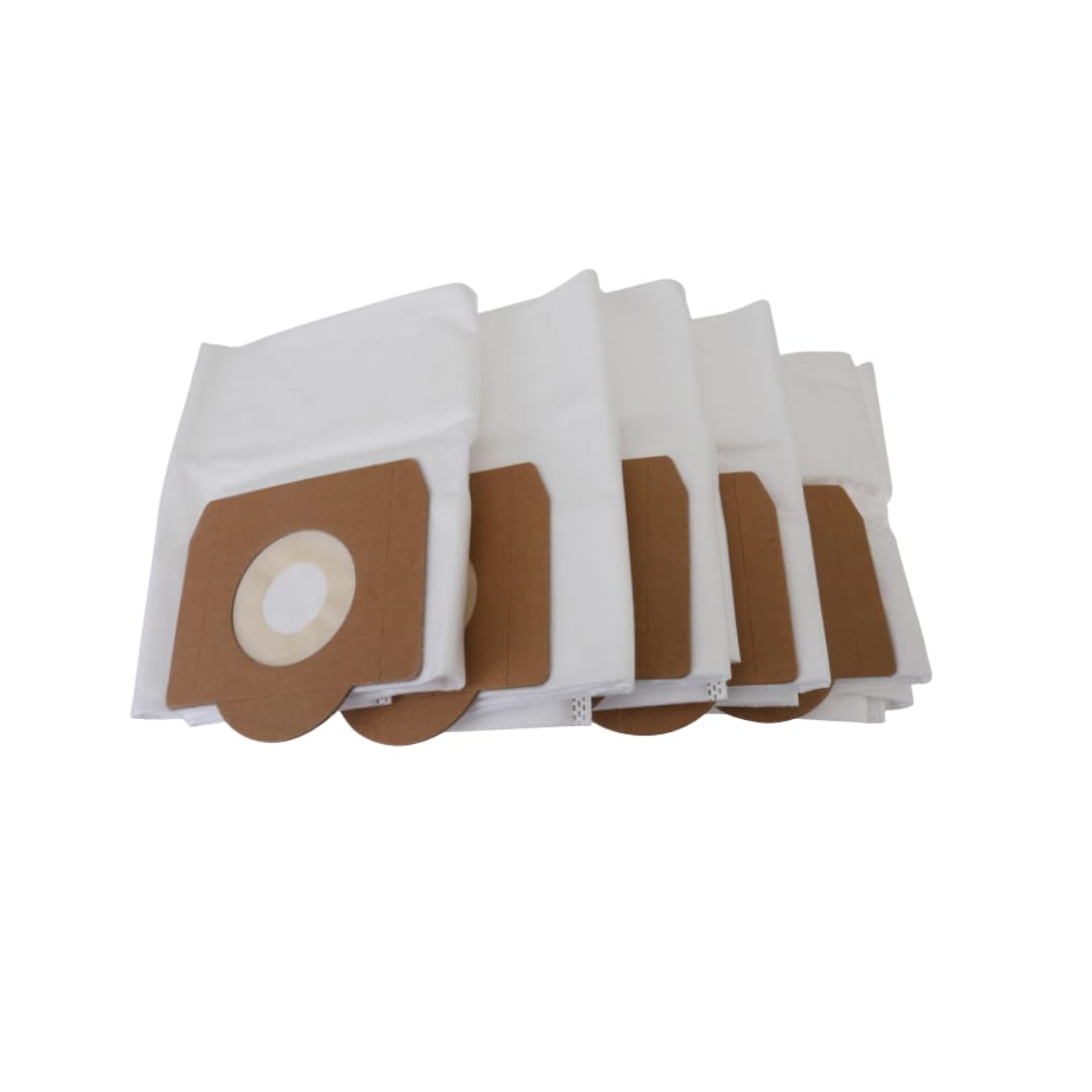 5x Vacuum Microfibre Dust Bags Compatible With Titan Vacuum Cleaners And Made To Fit 16L 20L 30L 40L Models