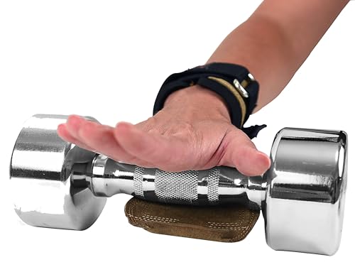 Image of Cobra Grips Weight Lifting Gloves with Adjustable Neoprene Padded Wrist Wraps - Heavy Duty Alternative to Power Lifting Hooks for Deadlifts