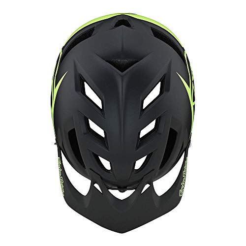 Troy Lee Designs Adult | All Mountain | Mountain Bike Half Shell A1 Helmet Classic W/Mips - (Gray/Green, X-Small/Small) #TOP2