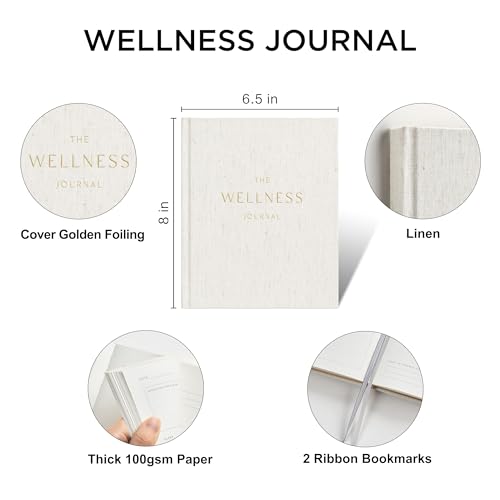 And Per Se Wellness Journal, Self Care & Daily Journal for Women, Mental Health Planner with Habit Tracker, Diet & Goals, Undated, Gift-Ready (Original Beige) - Image 2