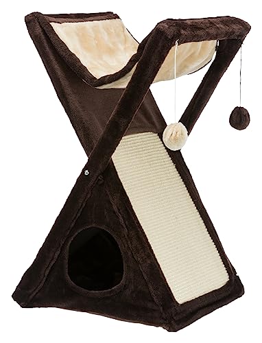 TRIXIE Pet Products Miguel Fold and Store Cat Tower