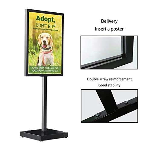 4Umedia&Displays Double-Sided Board Sign Holder Floor Stand Display 20"X28" (Only Stand) (Medium Sign Holder) #TOP6