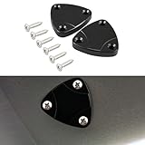 Bevinsee Sun Visor Plates Compatible with Camaro 1993-2002 Compatible with Pontiac Firebird 1993 1994 1995 1996 1997 1998 1999 2000 2001 2002 Aluminum Black