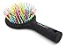 Celavi Rainbow Detangler Professional Salon Hair Brushes (Round Head w Mirror)