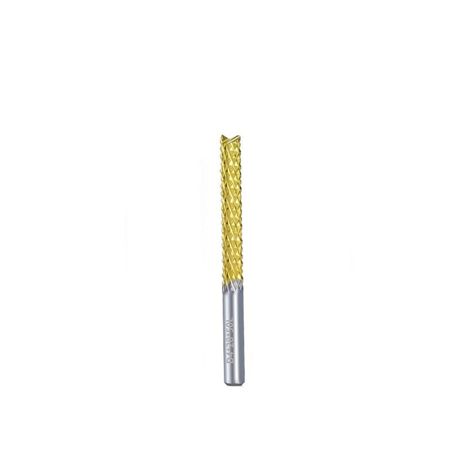 TBZOQAID 1Pcs Titanium Coat End Mill CNC Router Bits 3.175mm-12mm Shank PCB Corn Milling Cutter Carbide