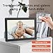 8 Inch Digital Picture Frame, HD Display USB/SD Card Photo Frame, Wall Mountable Electronic Slideshow for Videos and Music, Auto-Play Memories from USB Drive or Memory Card