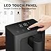 AIRHOP Instant Hot Water Dispenser, Quick Heating Countertop Water Dispenser with Child Locks, Adjustable 5 Temp 3 Water Volume Dispense, 100OZ 3L Removable Tank, Ideal for Home Office Kitchen, Black