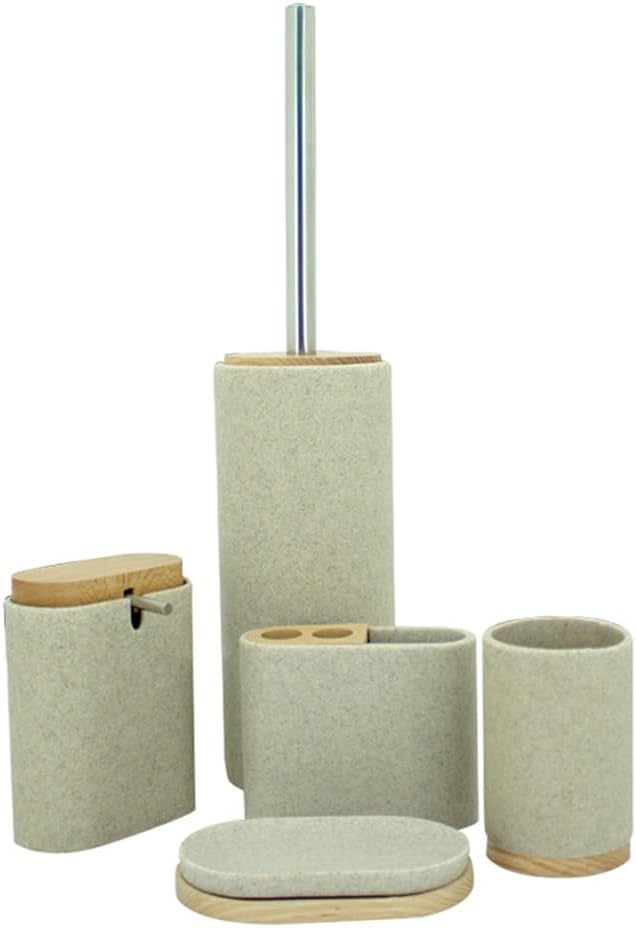 Sanitary Ware 5 Piece Resin Set Wash Kits Bathroom Supplies Decoration Hotel Accessories