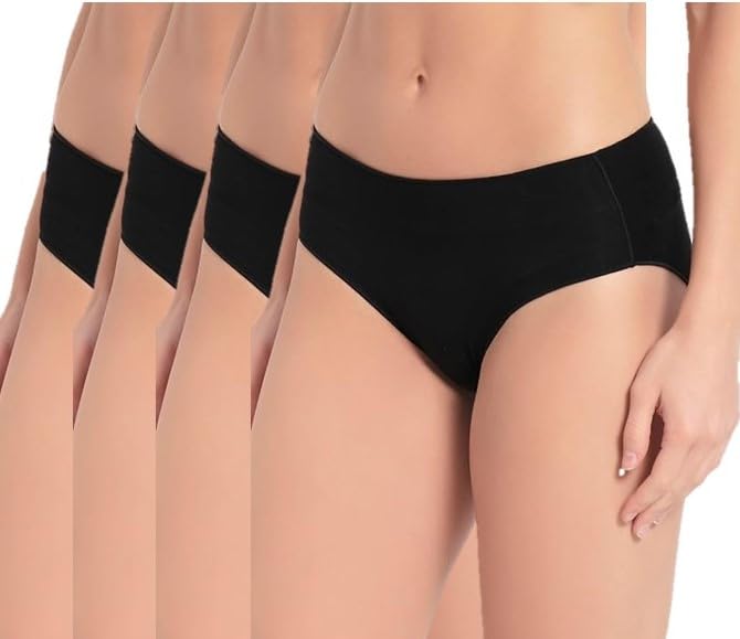 county colors Womens Panty Brief Mid Rise Full Coverage Stretch Cotton Feel Hipster Panties Anti Bacterial UV Protect Underwear Small to 4XL-picture-12