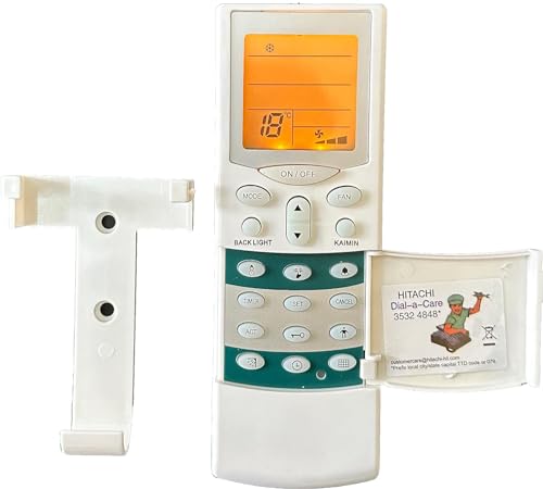 Image of 5 Years Warranty Remote Replacement for HITACHI Ac Remote 1 ton, 1.5 ton, 2 ton (AC-68A) Suitable for Hitachi Split and Window Ac Remote (Hitachi Remote No. 4)