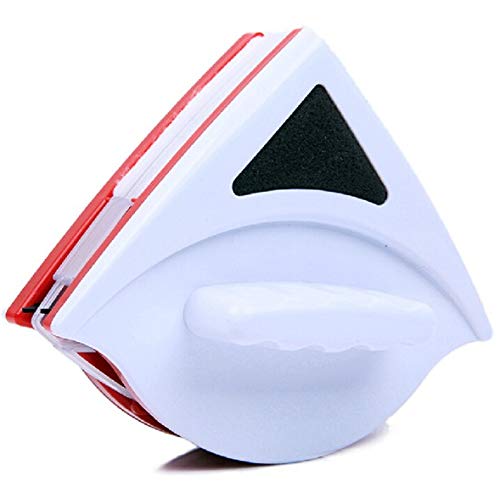 Nikou Cepillo de limpieza magnético de doble cara para ventanas, kit de herramientas para el hogar para ventanas de gran altura y vidriadas de...