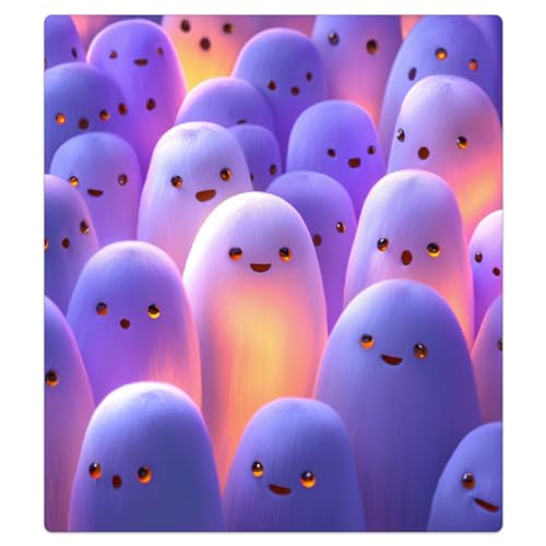 Magnétique pour lave-vaisselle aux fantômes violets pour embellir votre cuisine