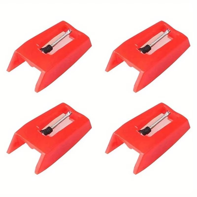 4 agulhas para toca-discos universais de substituição para toca-discos de vinil