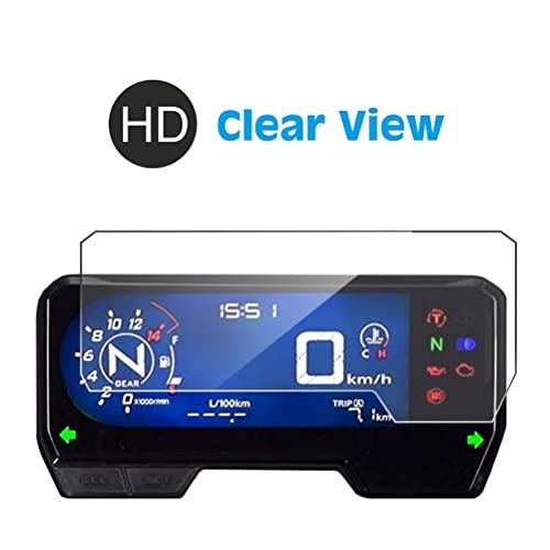 Image of RGY Screen Guard Digital Cluster Protection for Honda CB 500X | CB 650R | CBR 650R 2019+ Motorcycle Dashboard Accessories - Clear Pack of 2