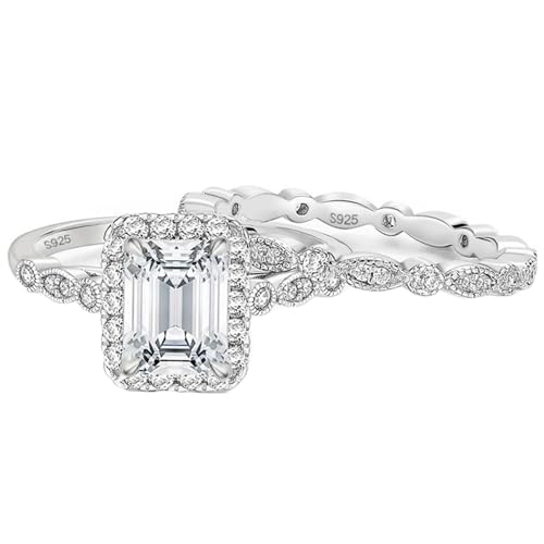 Bague argent 925 anti-noircissement et étanche pour femme avec zircone blanche