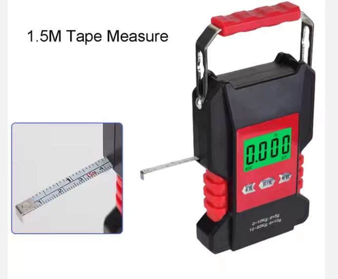 WH-A28 Waterproof Digital Electronic Fishing Scales 50kg/5g Portable Hanging Hook Scale Electronic Scale