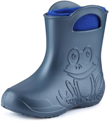 Ladeheid Eva Kinder Gummistiefel Regenschuhe gefüttert LA-CA-03