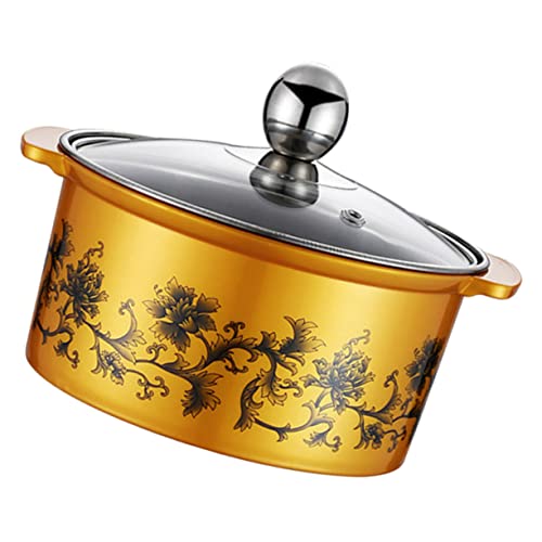 Amosfun Olla De Acero Inoxidable Multiusos Olla Caliente Para Sopa Resistente Fácil De Limpiar Amosfun Olla De Acero Inoxidable Multiusos Olla Caliente Para Sopa Resistente Fácil De Limpiar