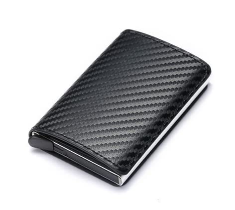 Carteira Slim Metal Tatical Prata e Preto (PRETO)