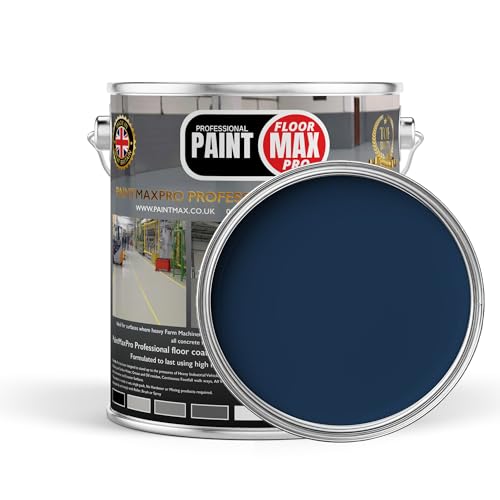 PaintMax Industrial PU150 Polyurethane Concrete Floor Paint Coating (Sapphire Blue, 10 Litre)