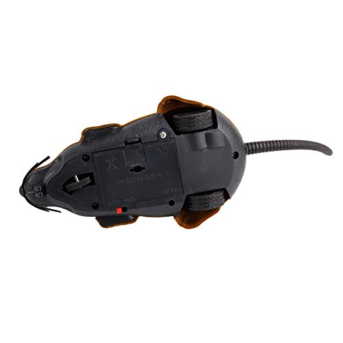 Brinquedo de rato, brinquedo eletrônico de controle remoto, para crianças, filhotes, animais de esti