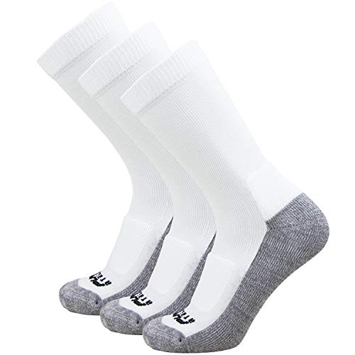 Crew Comfort Padded Walking Socks - Everyday Ultra-Comfortable Anti-Blister Walker Socks