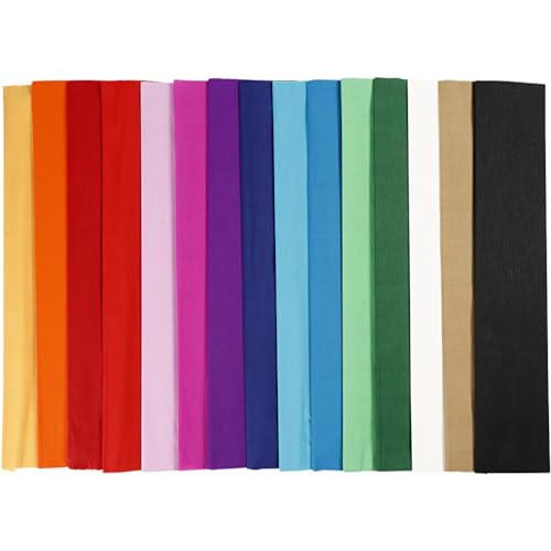 Papier crépon rouleau loisirs créatifs école et décors de fête
