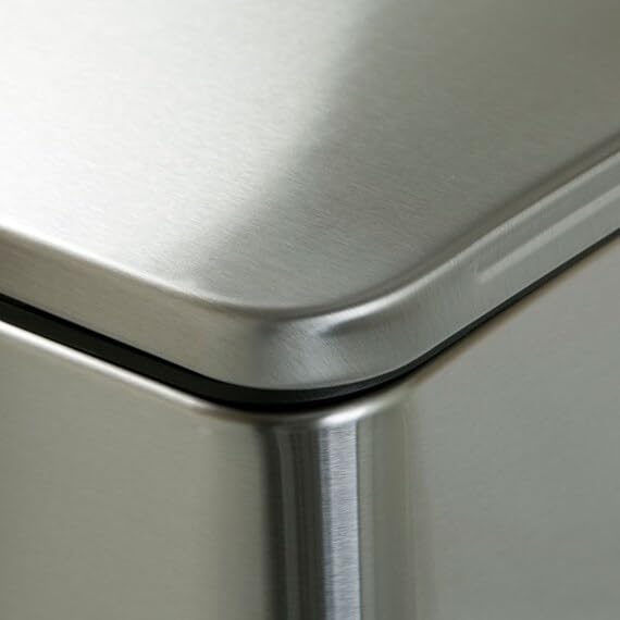 Nitori 8450808 Stainless Steel Pedal Pail Separation Type, 1.6 gal (45 L)