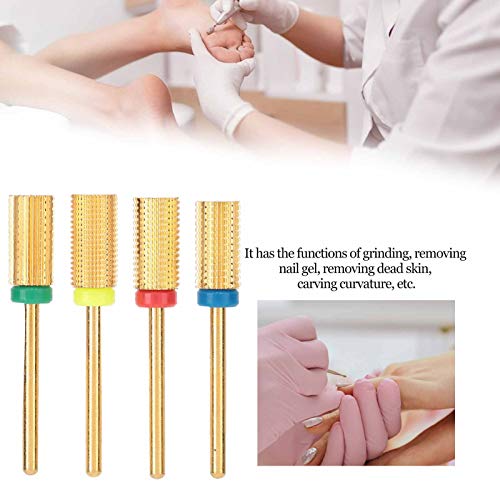 Set de 4 Puntas de Taladro para Uñas de Aleación de Tungsteno miniatura 5