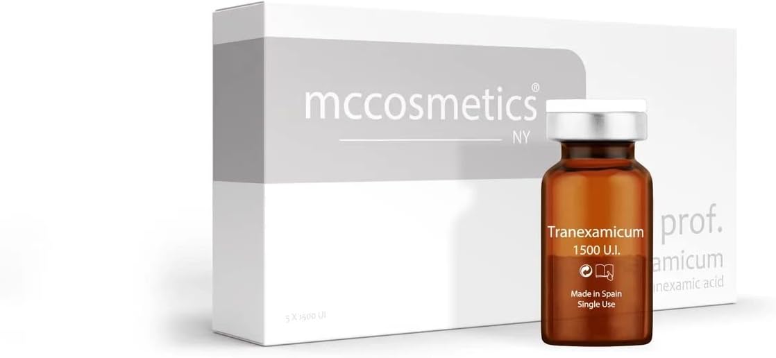 NY | Prof. Tranexamicum | Tranexamic Acid 1500 U.I. | 5 x 5ml vials | Medical Grade Cosmetics | Made in Spain