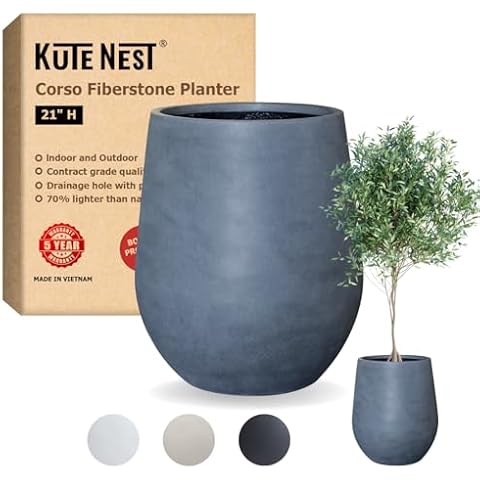 KUTE NEST Fiberstone Large Weather Resistant Planter Cover