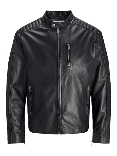 JACK & JONES Herren Jjeliam Lamb Leather Jacket Noos Kurzjacke