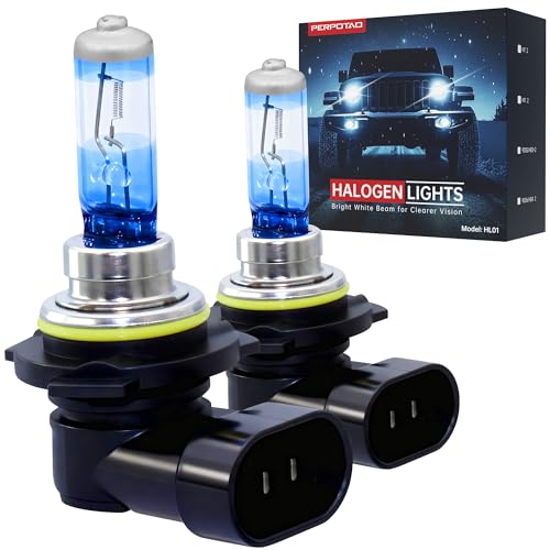Image of 9006 /HB4 Halogen Headlight Bulbs, 12V 55W, 3800K Warm White, Road Legal, OEM-Grade High Performance, Upgraded Brightness, High /Low Beam Light Bulb Replacement, Long Life, Plug and Play, 2 Pack