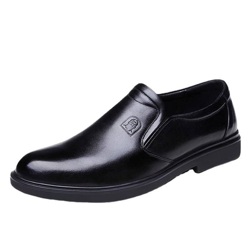 Men's Casual Genuine Leather Flats Soft Driving Walking Loafer Shoes Business Work Business Wedding Oxford Shoes for Men