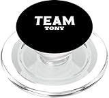 Photo Gallery maglietta team tony, con scritta "name support tony" popsockets popgrip per magsafe Photo Gallery maglietta team tony, con scritta "name support tony" popsockets popgrip per magsafe