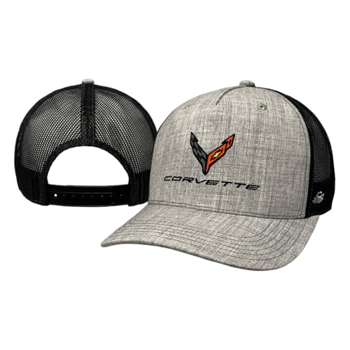 Gorra snapback ajustable 5 paneles gris miniatura 1