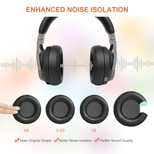 GVOEARS Ear Pads para Corsair Virtuoso RGB Wireless SE XT Gaming Headset | Almohadillas de repuesto mejoradas con cuero de proteína duradero y espuma gruesa miniatura 7