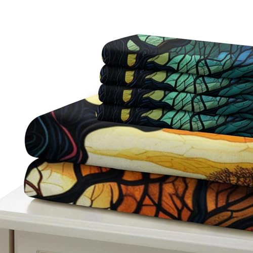 Ensemble de literie 3D Arbre de Vie pour chambre cocooning - 6