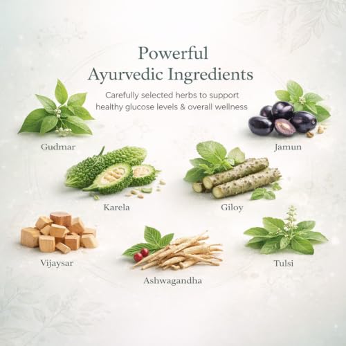 Image of PRIMEVITA Sugar Support Powder 400g | Premium Herbal Wellness Blend with Gudmar, Karela, Jamun, Giloy, Tulsi & Vijaysar | Helps Regulate Sugar Management | Supports Healthy Glucose Levels*